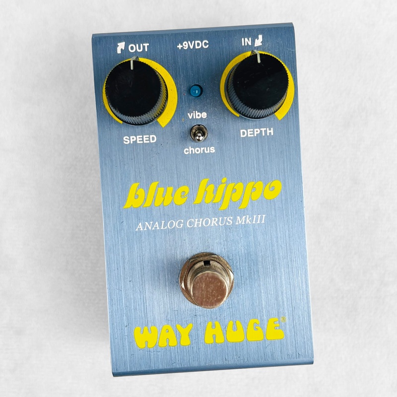 way-huge-wm61-smalls-blue-hippo-analog-chorus-mkiii-pedal-blue Way Huge WM61 Smalls Blue Hippo Analog Chorus MKIII Pedal - Blue