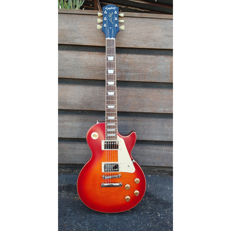 2021-epiphone-les-paul-standard-50s-limited-cherry-sunburst 2021 Epiphone Les Paul Standard 50s -limited Cherry Sunburst