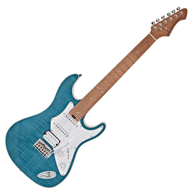 aria-pro-ii-714-mk2-hot-rod-collection-electric-guitar-turquoise-blue Aria Pro II 714 MK2 Hot Rod Collection Electric Guitar - Turquoise Blue