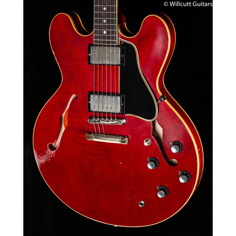 gibson-custom-shop-1961-es-335-sixties-cherry-murphy-lab-heavy-aged-676 Gibson Custom Shop 1961 ES-335 Sixties Cherry Murphy Lab Heavy Aged (676)
