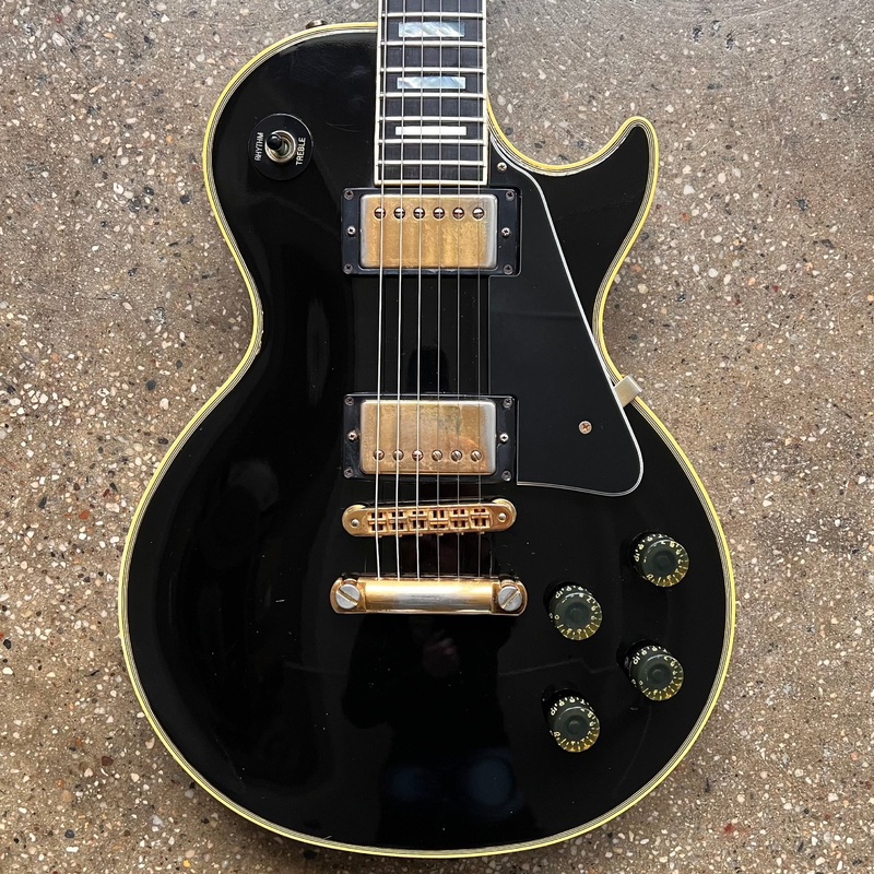gibson-les-paul-custom-kahler-conversion-1983-ebony Gibson Les Paul Custom Kahler Conversion 1983 - Ebony