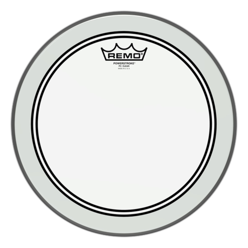 remo-p3-0312-bp-12-powerstroke-3-clear-drumhead REMO P3-0312-BP 12" Powerstroke 3 Clear Drumhead