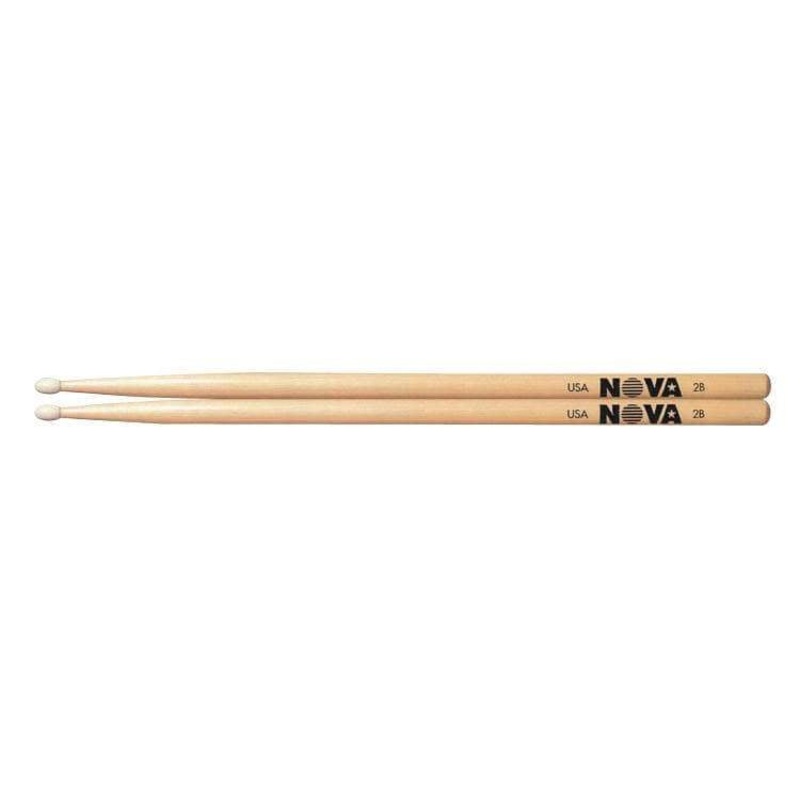 vic-firth-no2bn-nova-2b-nylon-tip-drum-sticks-pair Vic Firth NO2BN Nova 2B Nylon Tip Drum Sticks, Pair
