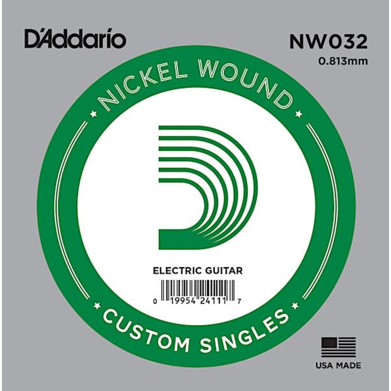 d-addario-nw032-nickel-wound-electric-guitar-single-string-032 D'Addario NW032 Nickel Wound Electric Guitar Single String .032