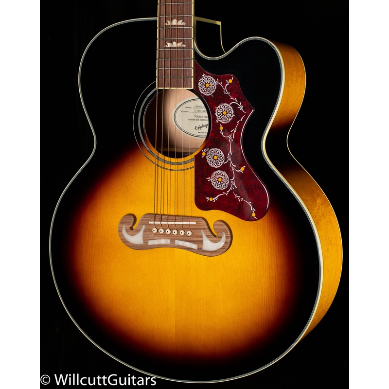 epiphone-j-200ec-studio-solid-top-fishman-presys-vintage-sunburst-930 Epiphone J-200EC Studio - Solid Top Fishman Presys Vintage Sunburst (930)