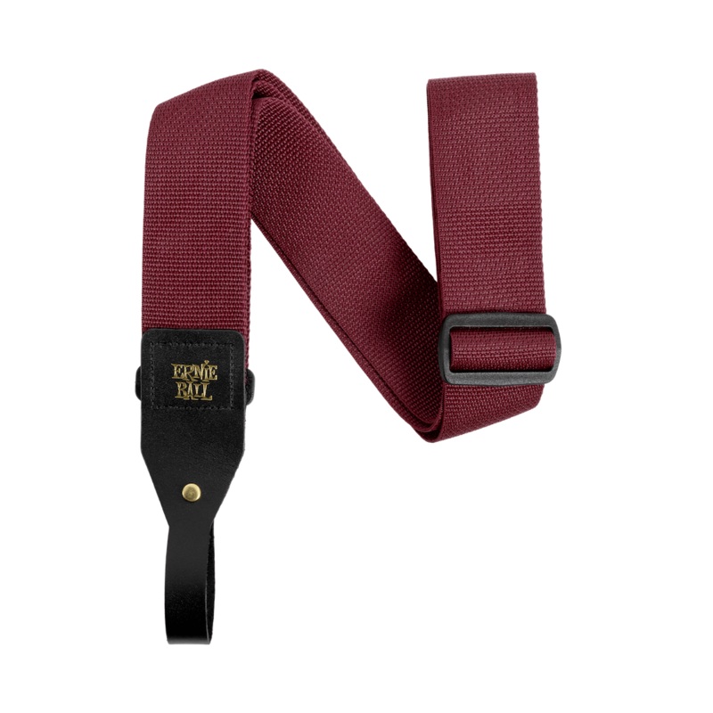 ernie-ball-p05367-burgandy-polypro-acoustic-guitar-strap Ernie Ball P05367 Burgandy Polypro Acoustic Guitar Strap