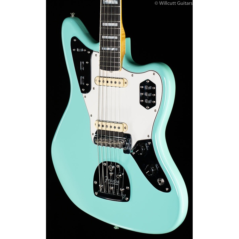 fender-custom-shop-1965-jaguar-nos-surf-green-painted-head-cap Fender Custom Shop 1965 Jaguar NOS Surf Green Painted Head Cap