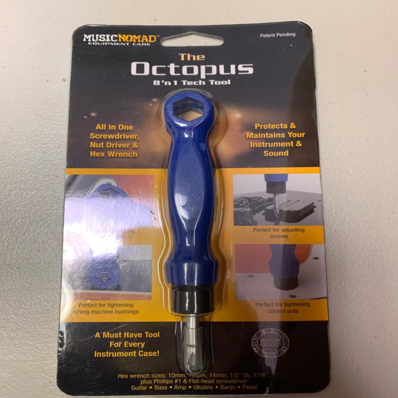 musicnomad-mn227-the-octopus-8-n-1-tech-tool MusicNomad MN227 The Octopus 8"n 1 Tech Tool