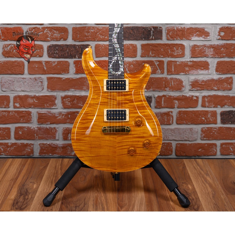 prs-dragon-series-i-36-of-50-big-leaf-curly-maple-in-amber-1992-w-ohsc PRS Dragon Series I #36 of 50 Big Leaf Curly Maple in Amber 1992 w/OHSC