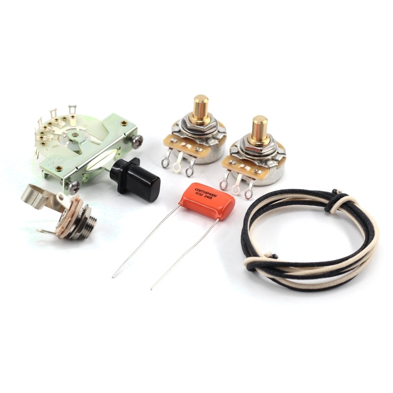 the-art-of-tone-telecaster-wiring-kit-custom-cts-250k-potentiometers-and-crl-3-way-switch The Art of Tone Telecaster Wiring Kit - Custom CTS 250k Potentiometers and CRL 3 Way Switch