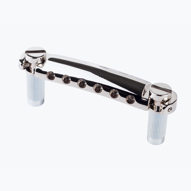 tonepros-t1zs-locking-stop-tailpiece-nickel TonePros T1ZS Locking Stop Tailpiece Nickel