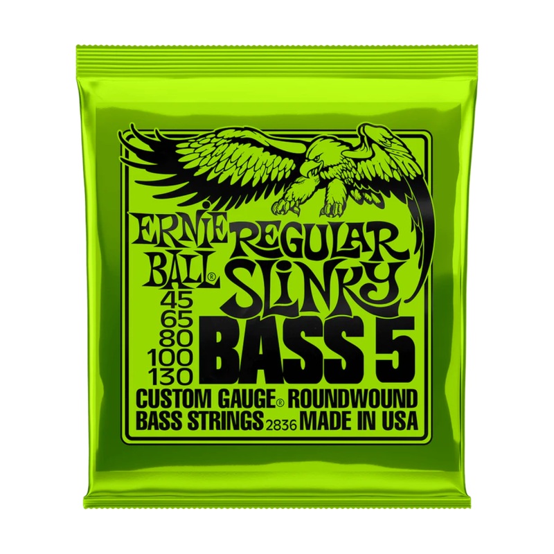 ernie-ball-regular-slinky-5-string-nickel-wound-electric-bass-strings-45-130 Ernie Ball Regular Slinky 5-String Nickel Wound Electric Bass Strings - 45-130