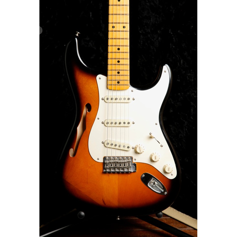 fender-eric-johnson-signature-stratocaster-thinline-electric-guitar-2018-pre-owned Fender Eric Johnson Signature Stratocaster Thinline Electric Guitar 2018 Pre-Owned
