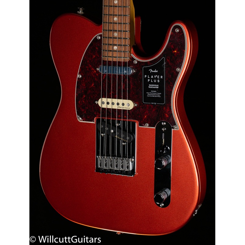 fender-player-plus-nashville-telecaster-aged-candy-apple-red-pau-ferro-fingerboard Fender Player Plus Nashville Telecaster Aged Candy Apple Red Pau Ferro Fingerboard