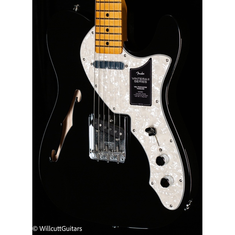 fender-vintera-ii-60s-telecaster-thinline-maple-fingerboard-black-483 Fender Vintera II '60s Telecaster Thinline Maple Fingerboard Black (483)