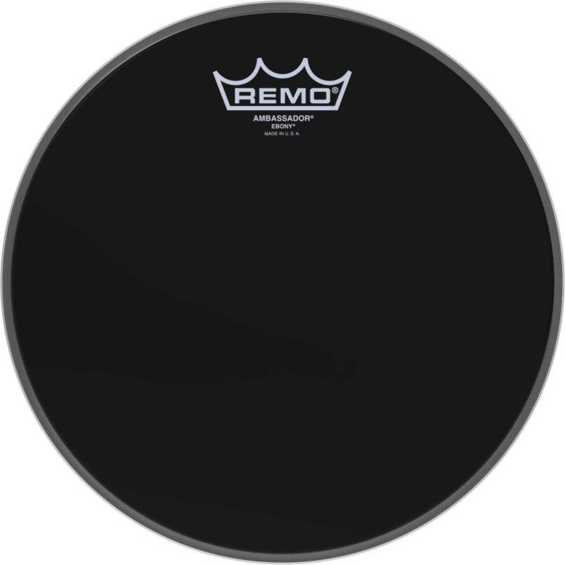 remo-12-ambassador-ebony-drumhead-es-0012-00 REMO 12" Ambassador Ebony Drumhead ES-0012-00