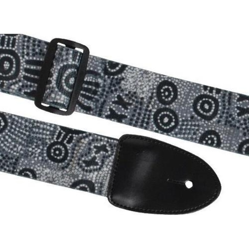 xtr-2-poly-cotton-dot-art-guitar-strap XTR 2" Poly Cotton Dot Art Guitar Strap