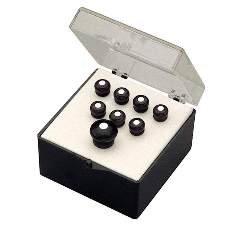 c-f-martin-guitars-18app21-black-bridge-endpin-set-with-white-inlay C.F. Martin Guitars 18APP21 Black Bridge/Endpin Set with White Inlay