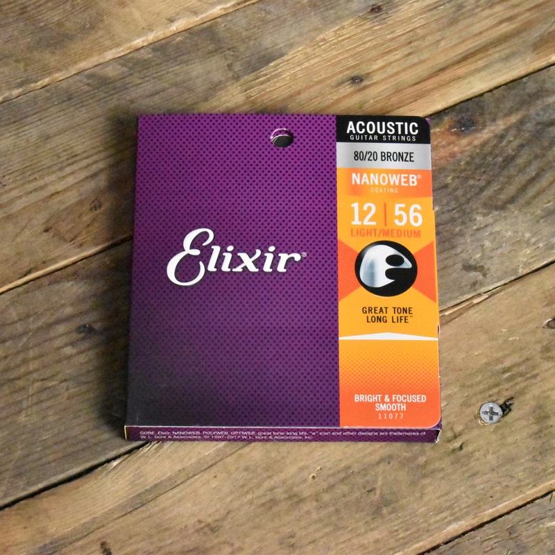 elixir-11077-nanoweb-coated-80-20-bronze-acoustic-guitar-strings-light-medium-12-56 Elixir 11077 Nanoweb Coated 80/20 Bronze Acoustic Guitar Strings Light Medium 12-56