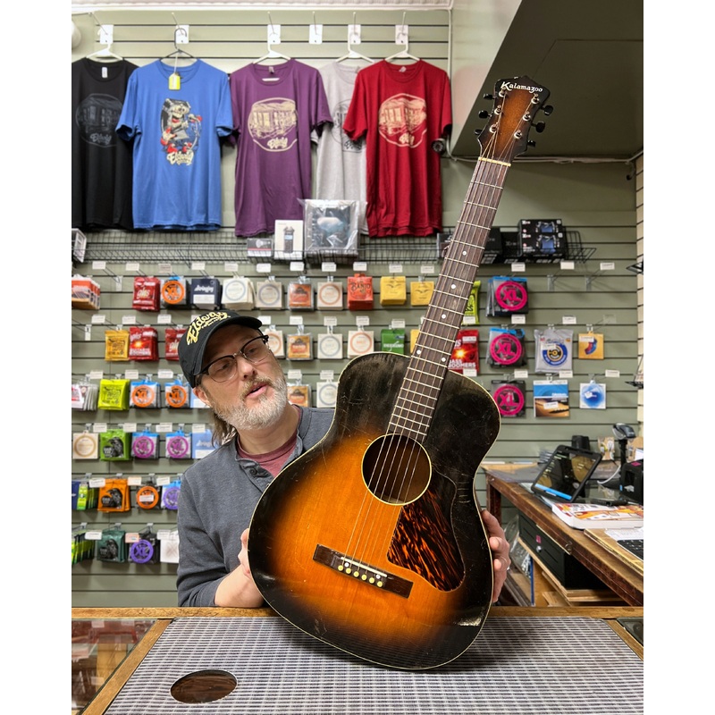 kalamazoo-khg-11-conversion-acoustic-guitar-1939 Kalamazoo KHG-11 Conversion Acoustic Guitar (1939)
