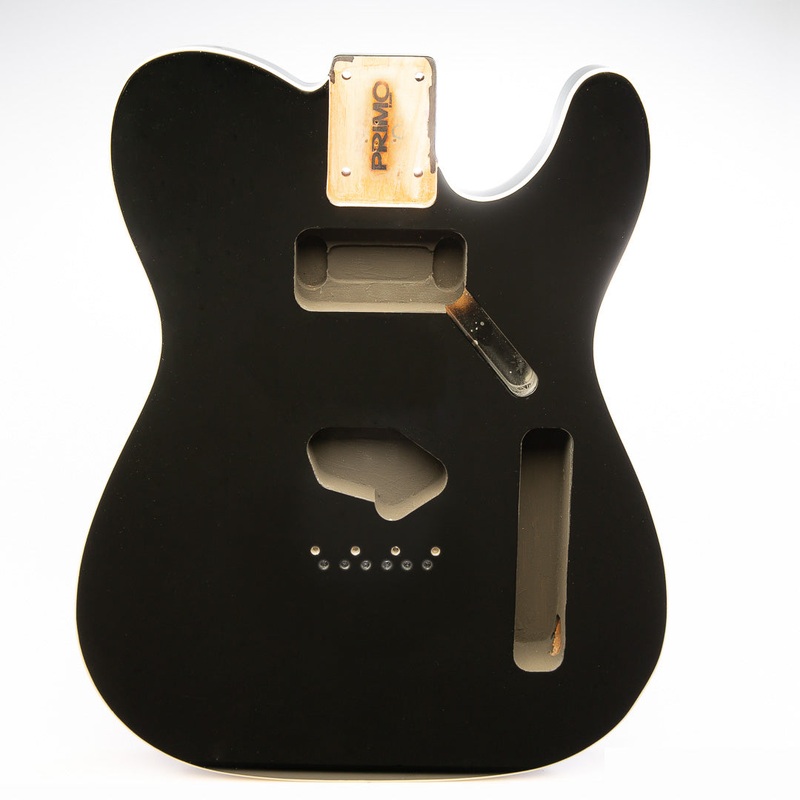primo-replacement-tele-body-black-onyx-w-white-binding PRiMO Replacement Tele Body - Black Onyx w/ White Binding