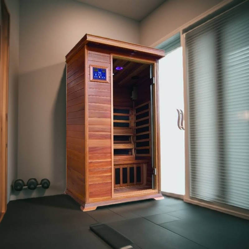 sunray-hl100k-sedona-1290w-canadian-red-cedar-1-2-person-infrared-sauna Sunray HL100K SEDONA 1290W Canadian Red Cedar 1-2 Person Infrared Sauna