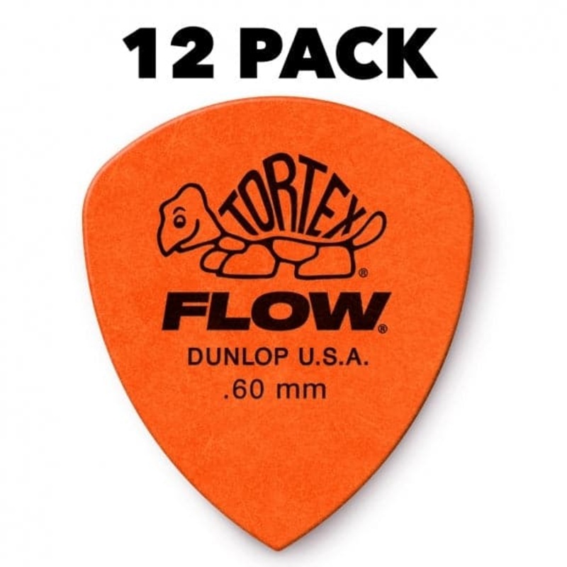 jim-dunlop-tortex-flow-plectrum-player-pack-12-pack-orange-60mm Jim Dunlop Tortex Flow Plectrum Player Pack - 12 Pack - Orange .60mm