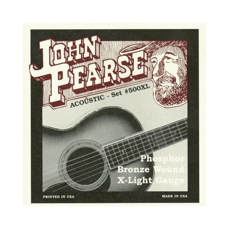 john-pearse-500xl-phosphor-bronze-extra-light-acoustic-guitar-strings John Pearse 500XL Phosphor Bronze Extra Light Acoustic Guitar Strings