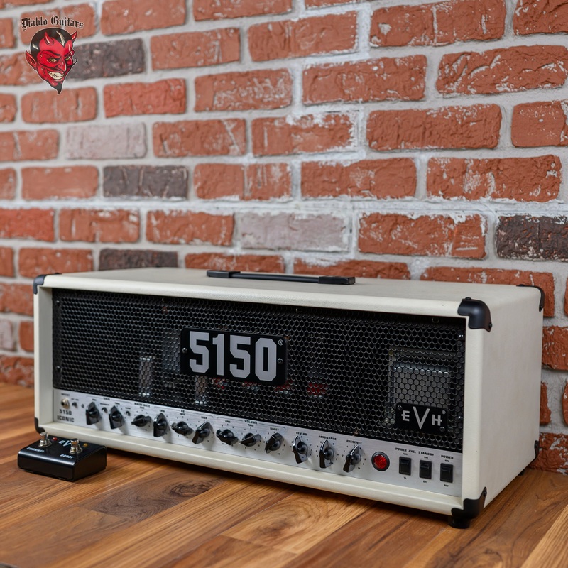 evh-5150-iconic-series-2-channel-80-watt-guitar-head-2025-ivory EVH 5150 Iconic Series 2-Channel 80-Watt Guitar Head 2025 Ivory