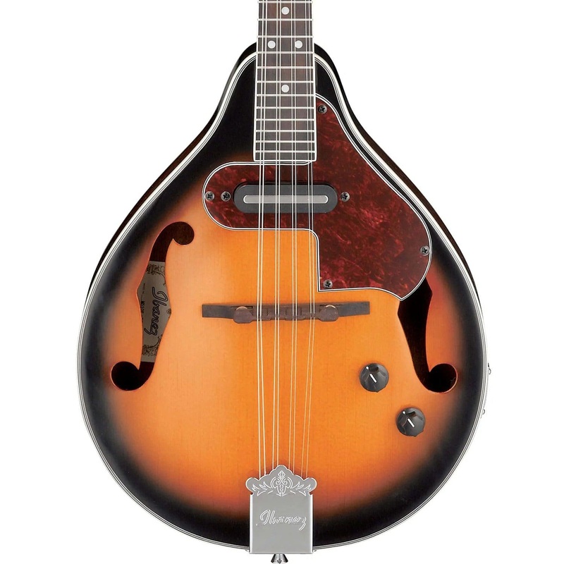ibanez-m510-e-mandolin-brown-sunburst-high-gloss Ibanez M510 E Mandolin - Brown Sunburst High Gloss