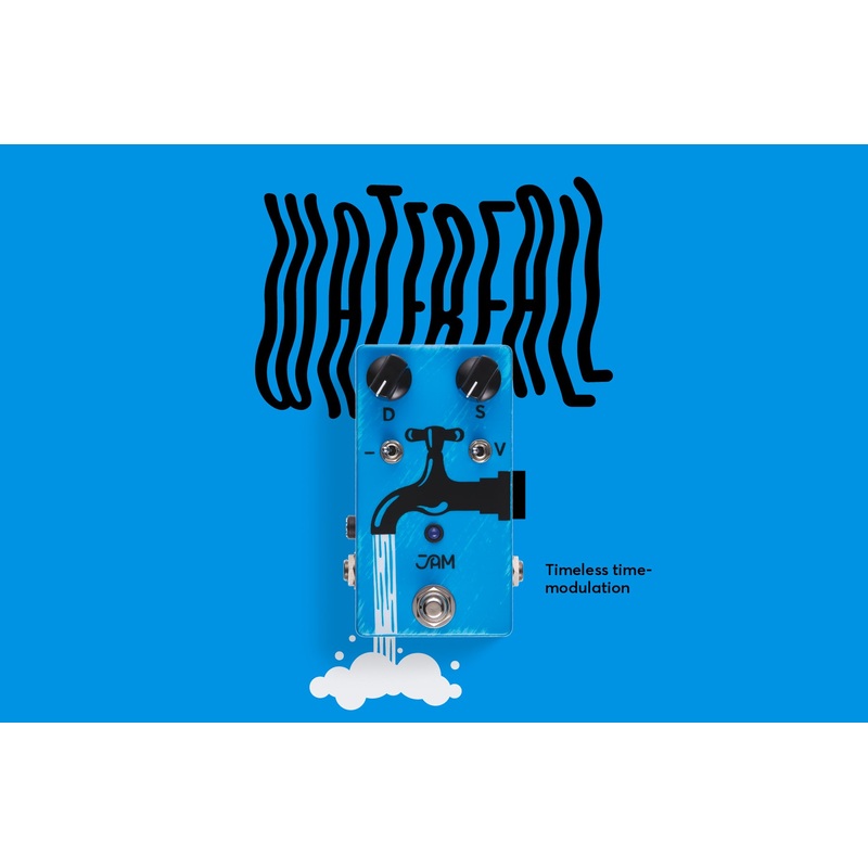 jam-pedals-waterfall-chorus-vibrato-pedal Jam Pedals Waterfall Chorus/Vibrato Pedal