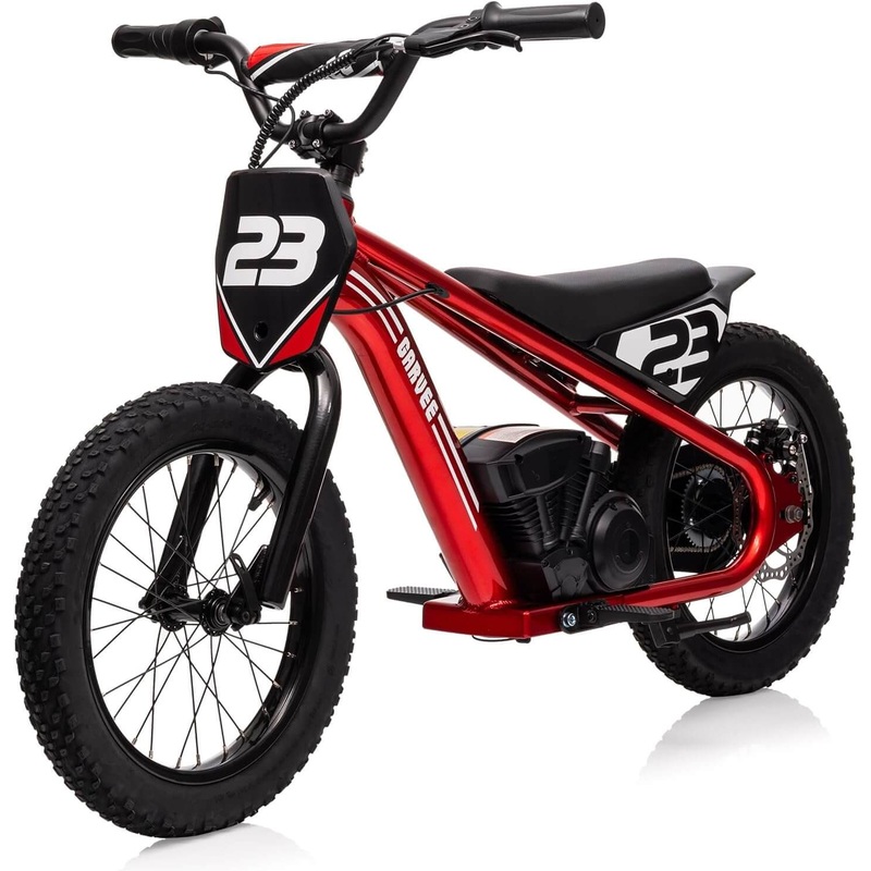 nasitip-250w-24v-3-speed-kids-electric-balance-bike-red Nasitip 250W 24V 3 Speed Kids' Electric Balance Bike Red