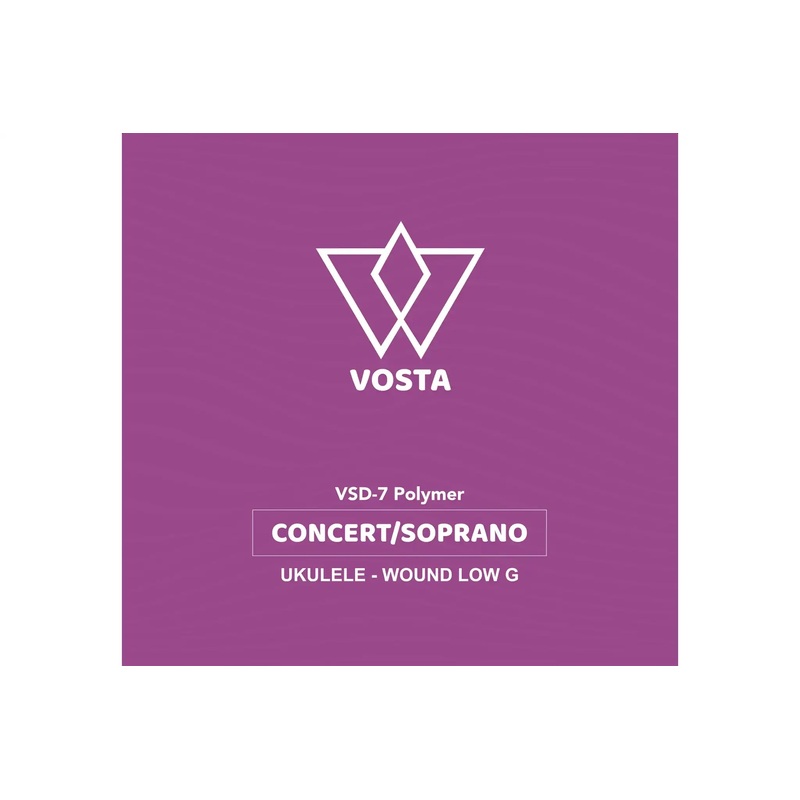 vosta-polymer-soprano-concert-ukulele-strings-wound-low-g Vosta Polymer Soprano/Concert Ukulele Strings - Wound Low G