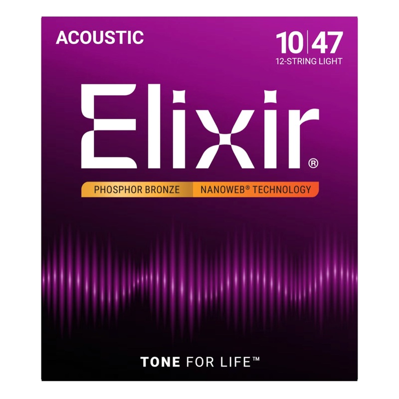 elixir-16152-nanoweb-coated-phosphor-bronze-12-string-acoustic-guitar-strings-light-10-47 Elixir 16152 Nanoweb Coated Phosphor Bronze 12-String Acoustic Guitar Strings Light 10-47