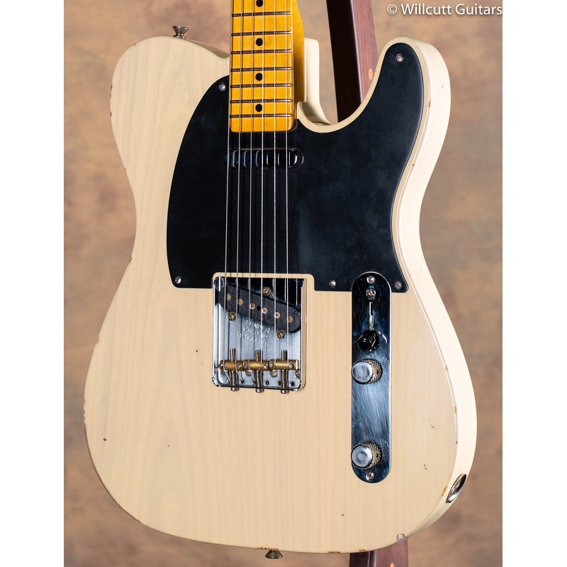 fender-70th-anniversary-broadcaster-blackguard-blonde-maple-fingerboard-underwood-aged Fender 70th Anniversary Broadcaster Blackguard Blonde Maple Fingerboard Underwood Aged