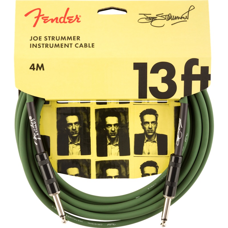 fender-joe-strummer-13-foot-drab-green-instrument-cable Fender Joe Strummer 13 foot Drab Green Instrument Cable