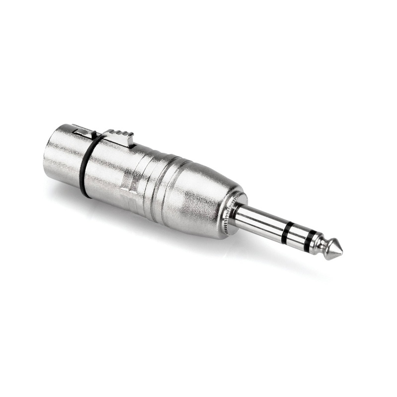 hosa-gxp-143-adaptor-xlr3f-to-1-4-trs Hosa GXP-143 Adaptor XLR3F to 1/4" TRS