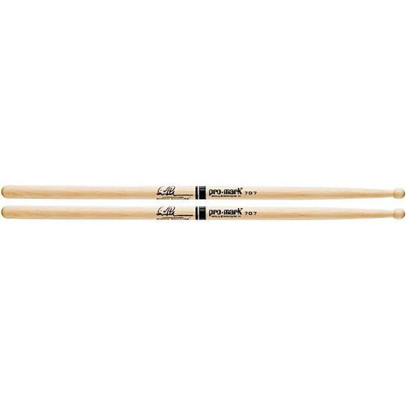 promark-tx707w-simon-phillips-signature-hickory-707-wood-tip-drumsticks Promark TX707W Simon Phillips Signature Hickory 707 Wood Tip Drumsticks