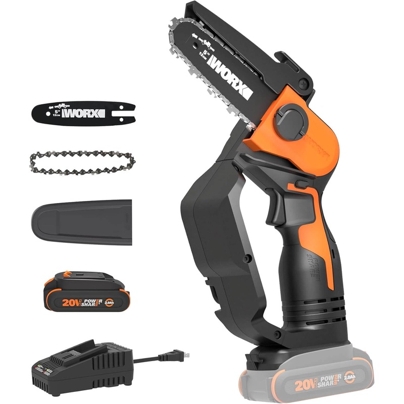 worx-wg324-20v-5-mini-cordless-chainsaw WORX WG324 20V 5" Mini Cordless Chainsaw