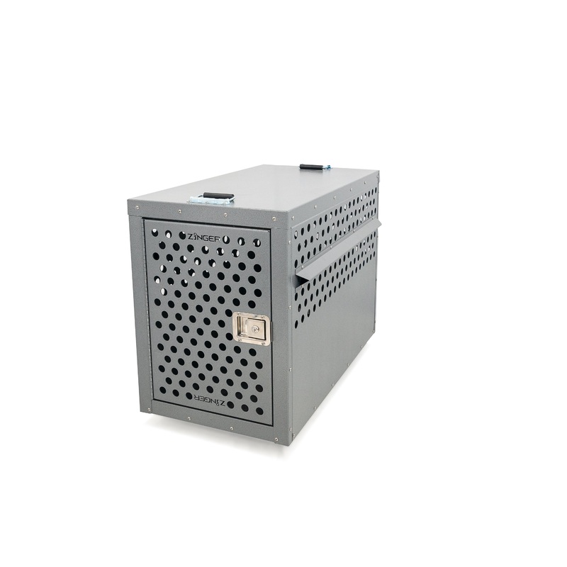 zinger-winger-4000-airline-approved-dog-crate-ar4000-1-fd-grey Zinger Winger 4000 AIRLINE APPROVED Dog Crate, AR4000-1-FD Grey