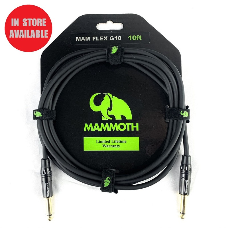 mammoth-flex-series-instrument-cable-10ft-straight-straight MAMMOTH Flex Series Instrument Cable 10ft Straight/Straight
