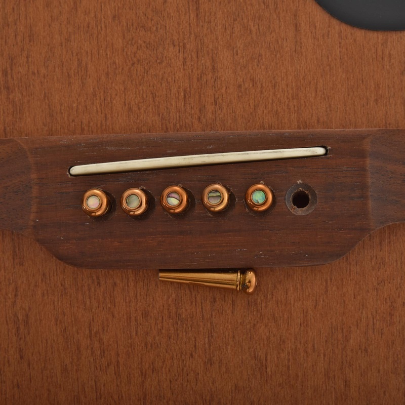 martin-luxe-liquidmetal-paua-dot-bridge-pin-set-gold Martin LUXE Liquidmetal Paua Dot Bridge Pin Set - Gold