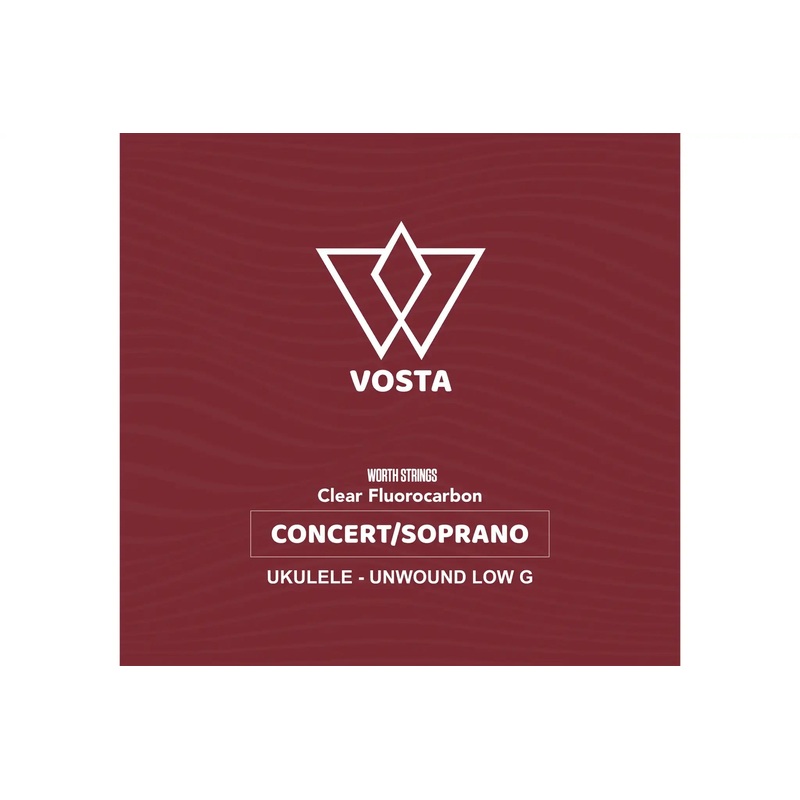 worth-clear-by-vosta-fluorocarbon-soprano-concert-ukulele-strings-unwound-low-g Worth Clear by Vosta Fluorocarbon Soprano/Concert Ukulele Strings - Unwound Low G