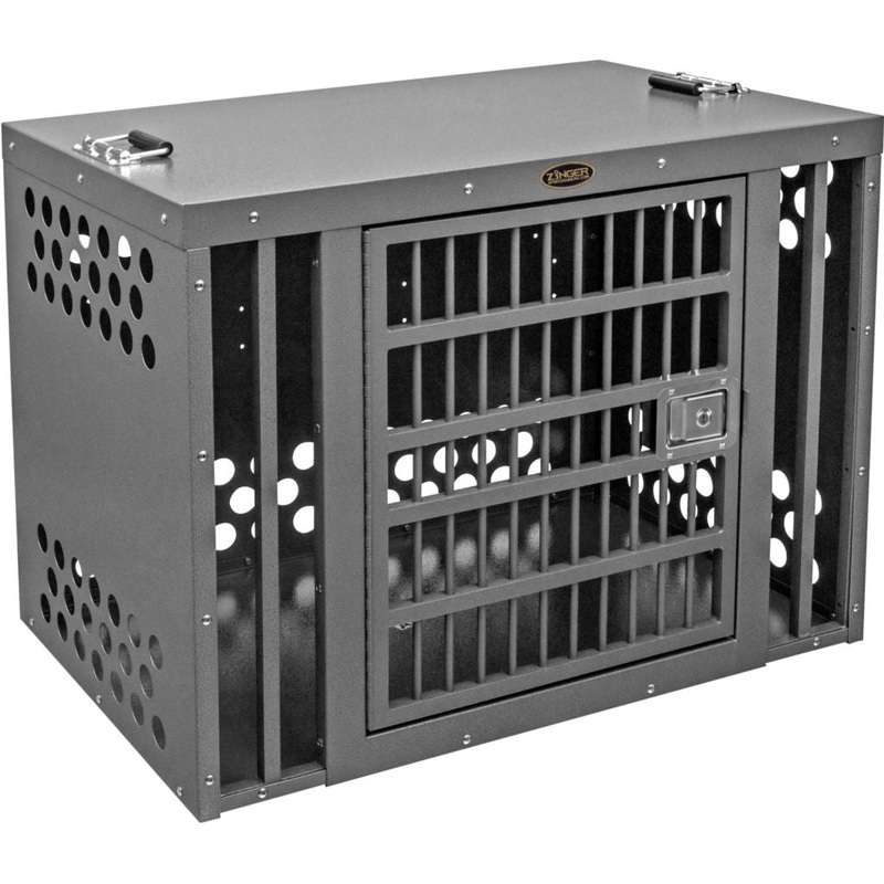 zinger-winger-professional-4000-side-entry-dog-crate-pr4000-2-sd-grey Zinger Winger Professional 4000 Side Entry Dog Crate, PR4000-2-SD Grey