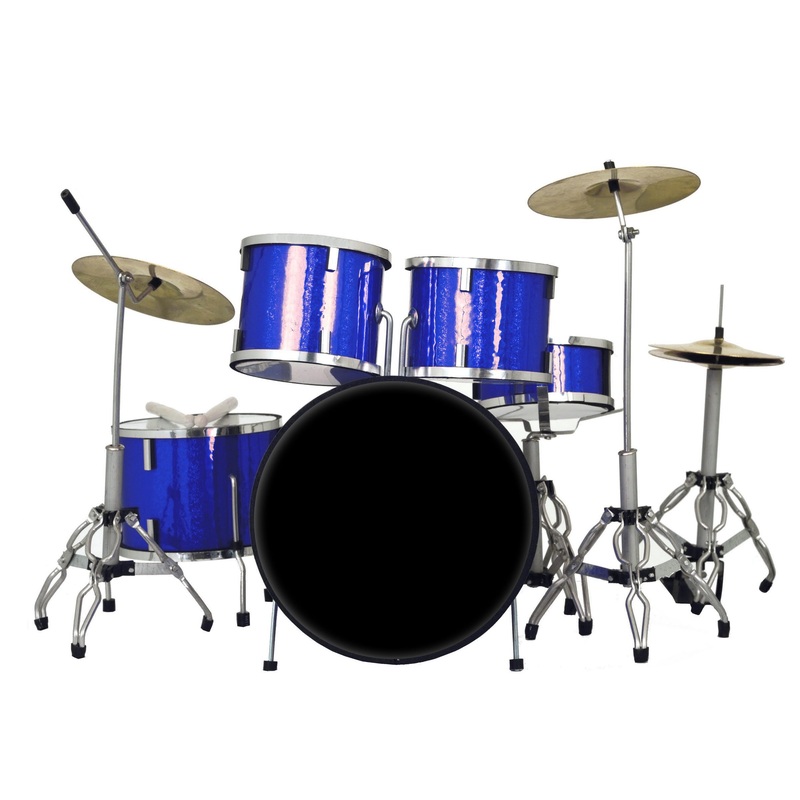 classic-5-piece-blue-sparkle-drum-set-mini-replica-collectible Classic 5-Piece Blue Sparkle Drum Set Mini Replica Collectible