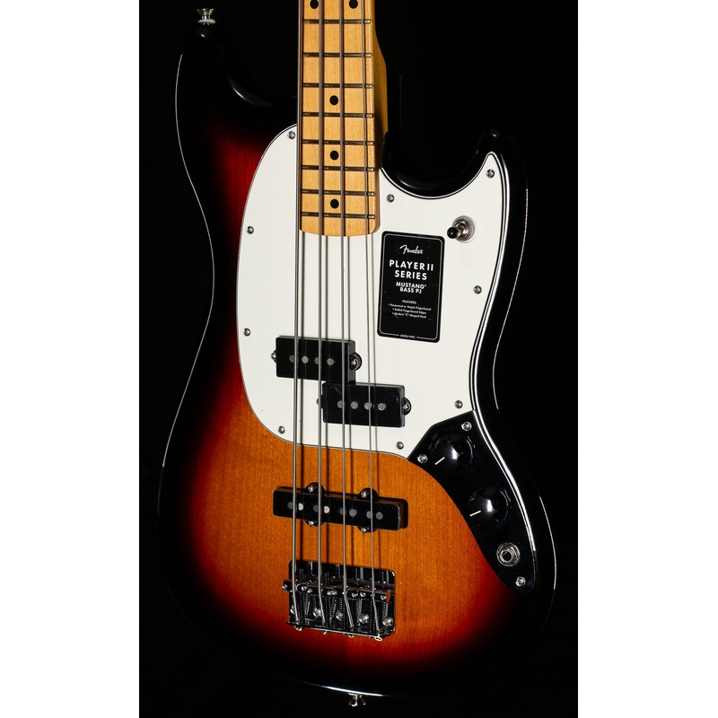fender-player-ii-mustang-bass-pj-maple-fingerboard-3-color-sunburst-325 Fender Player II Mustang Bass PJ Maple Fingerboard 3-Color Sunburst (325)