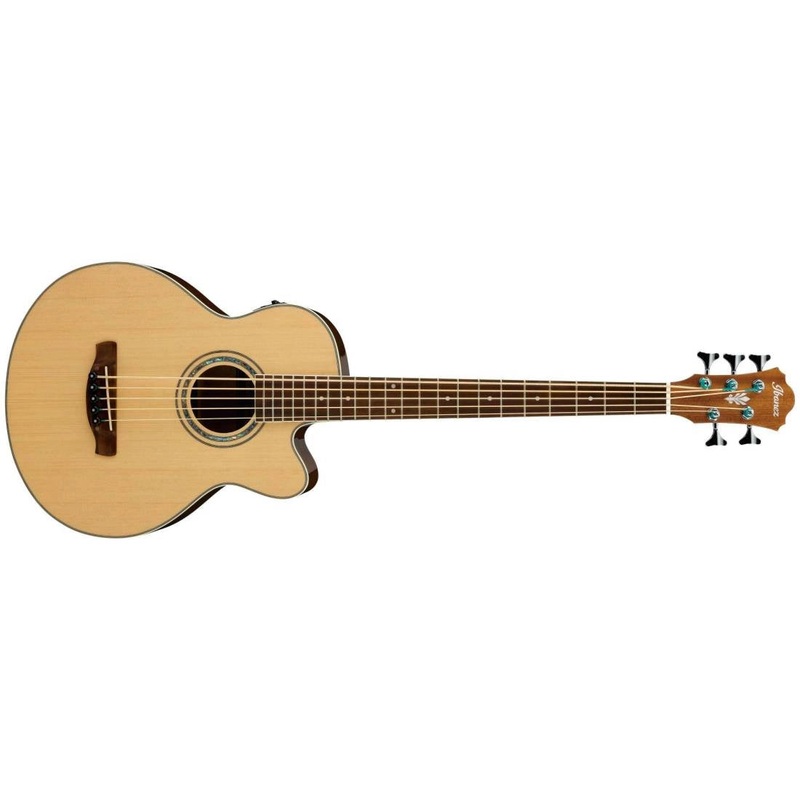ibanez-aeb105ent-acoustic-electric-5-string-bass-guitar-natural-high-gloss Ibanez AEB105ENT Acoustic/Electric 5-String Bass Guitar - Natural High Gloss