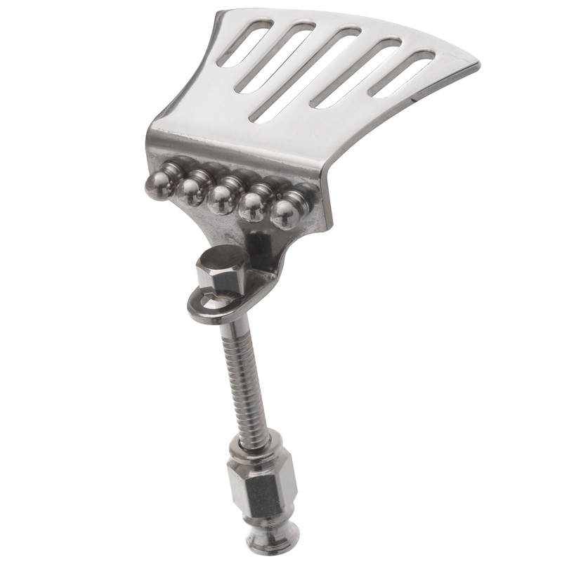 pisgah-hawk-tail-banjo-tailpiece-nickel-plated-brass Pisgah Hawk Tail Banjo Tailpiece, Nickel-Plated Brass