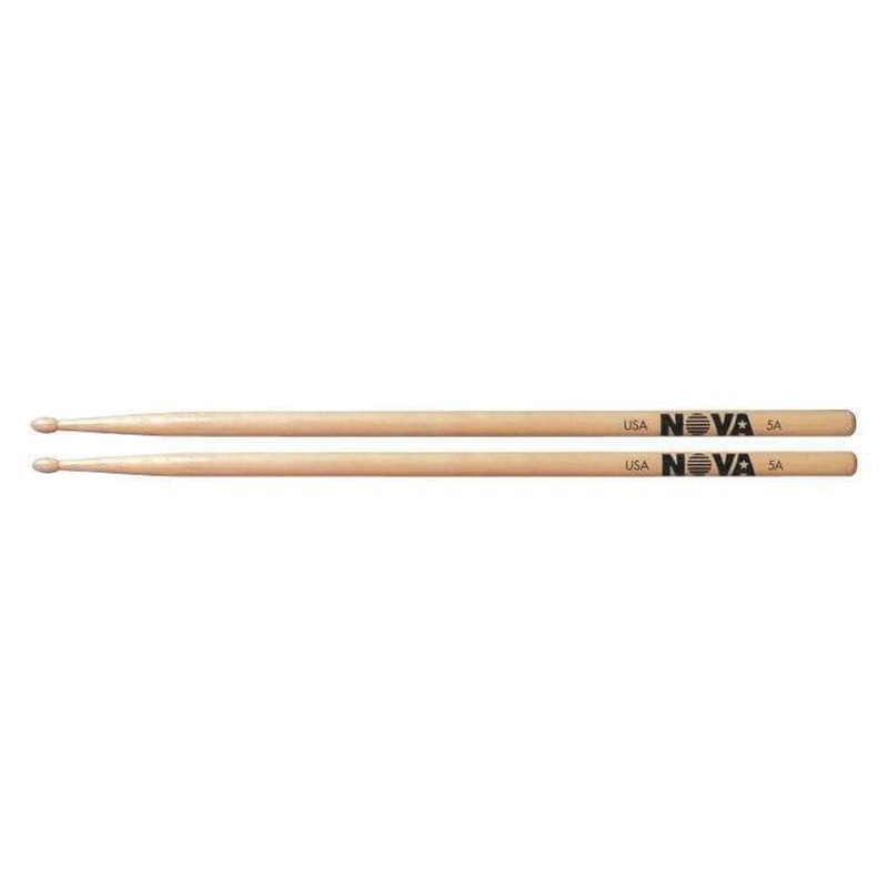 vic-firth-no5aw-nova-5a-wood-tip-drum-sticks-pair Vic Firth NO5AW Nova 5A Wood Tip Drum Sticks, Pair