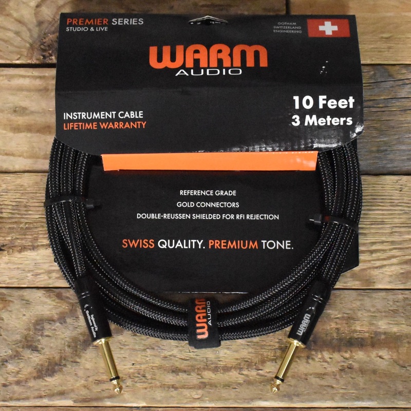 warm-audio-premier-series-straight-to-straight-instrument-cable-10ft Warm Audio Premier Series Straight to Straight Instrument Cable - 10ft